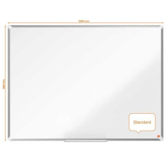 PIZARRA BLANCA NOBO PREMIUM PLUS 120x90cm ACERO LACADO