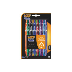 BLÍSTER 13 ROLLERS BIC GELOCITY QUICK DRY