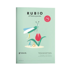 CUADERNO RUBIO DE VACACIONES 3 INFANTIL A4