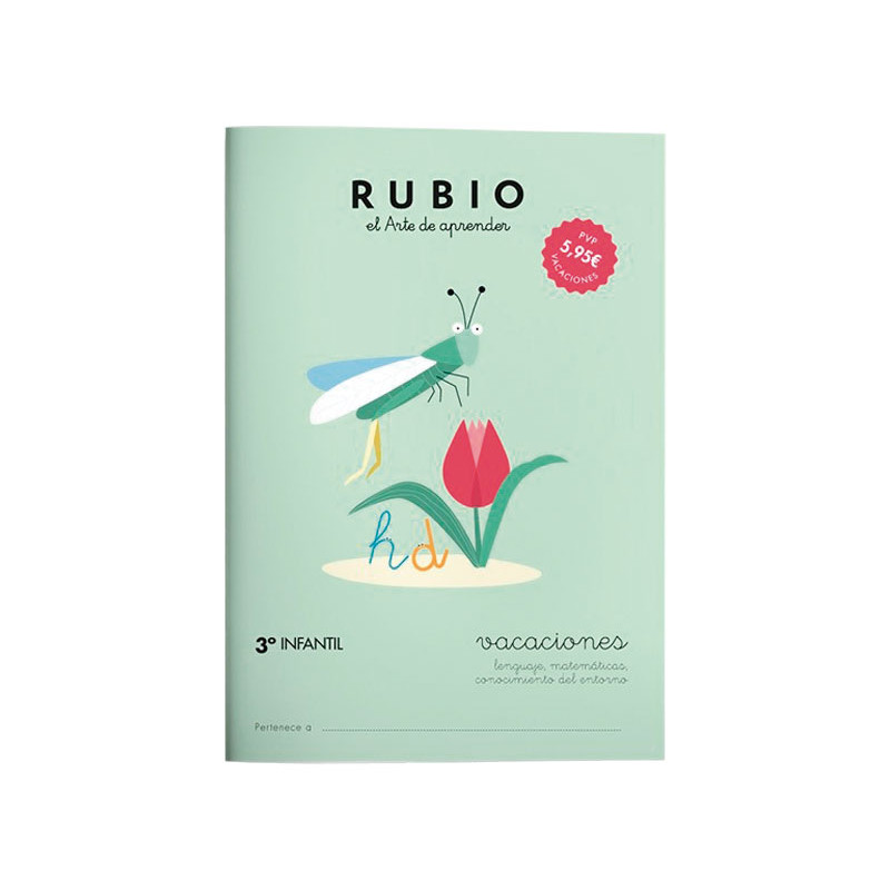 CUADERNO RUBIO DE VACACIONES 3 INFANTIL A4