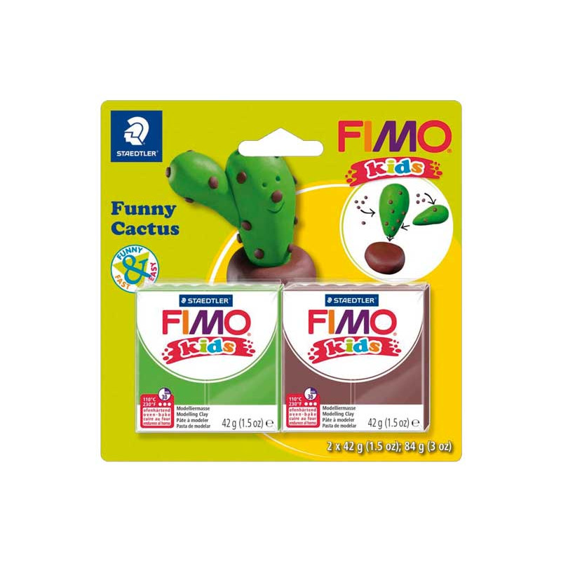 KIT PASTA FIMO "FUNNY CACTUS"