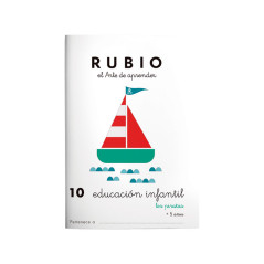 PACK 10 CUADERNOS RUBIO EDUCACIÓN INFANTIL PR10