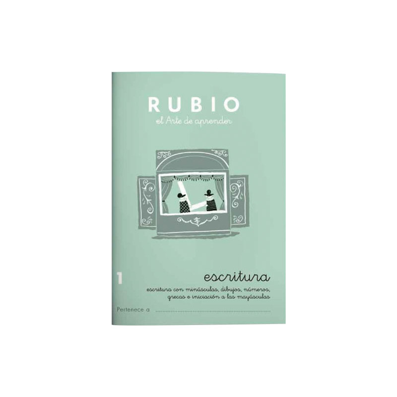 PACK 10 CUADERNOS RUBIO ESCRITURA PRIMARIA 1