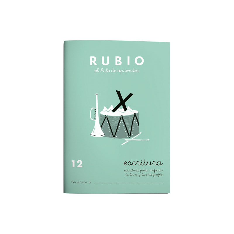 PACK 10 CUADERNOS RUBIO ESCRITURA PRIMARIA 12