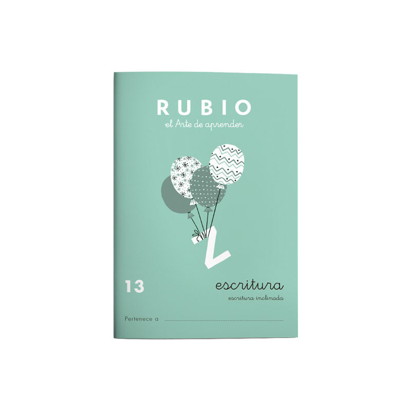 PACK 10 CUADERNOS RUBIO ESCRITURA PRIMARIA 13