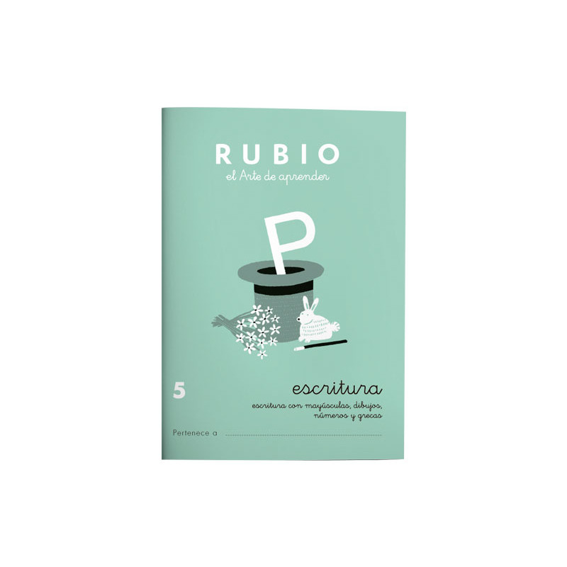 PACK 10 CUADERNOS RUBIO ESCRITURA PRIMARIA 5