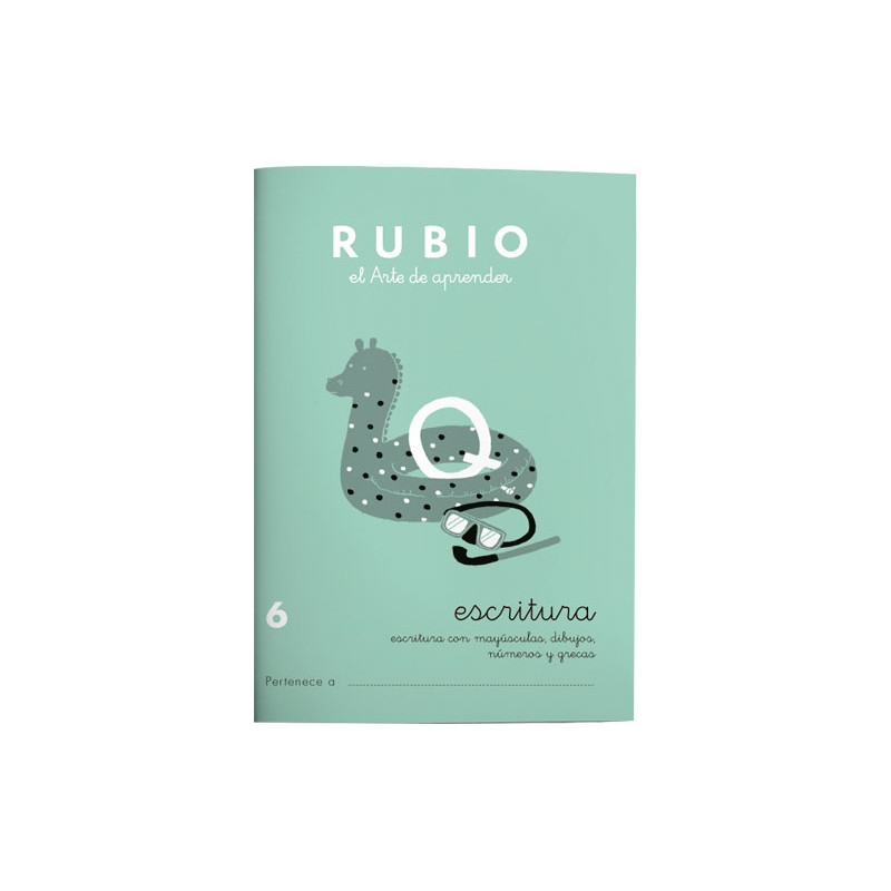 PACK 10 CUADERNOS RUBIO ESCRITURA PRIMARIA 6