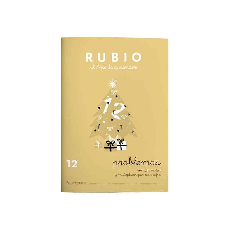 PACK 10 CUADERNOS RUBIO PROBLEMAS P12