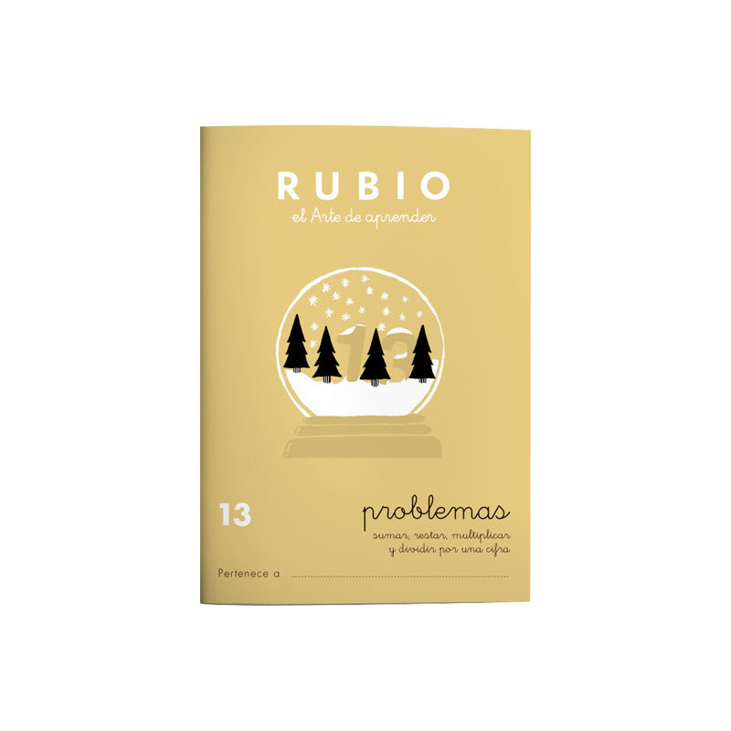 PACK 10 CUADERNOS RUBIO PROBLEMAS P13