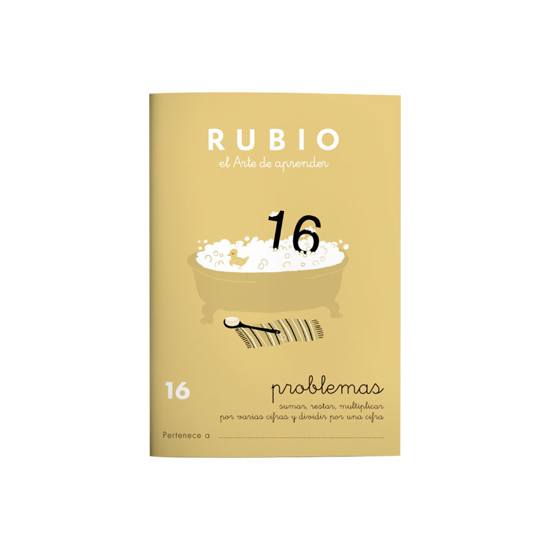 PACK 10 CUADERNOS RUBIO PROBLEMAS P16