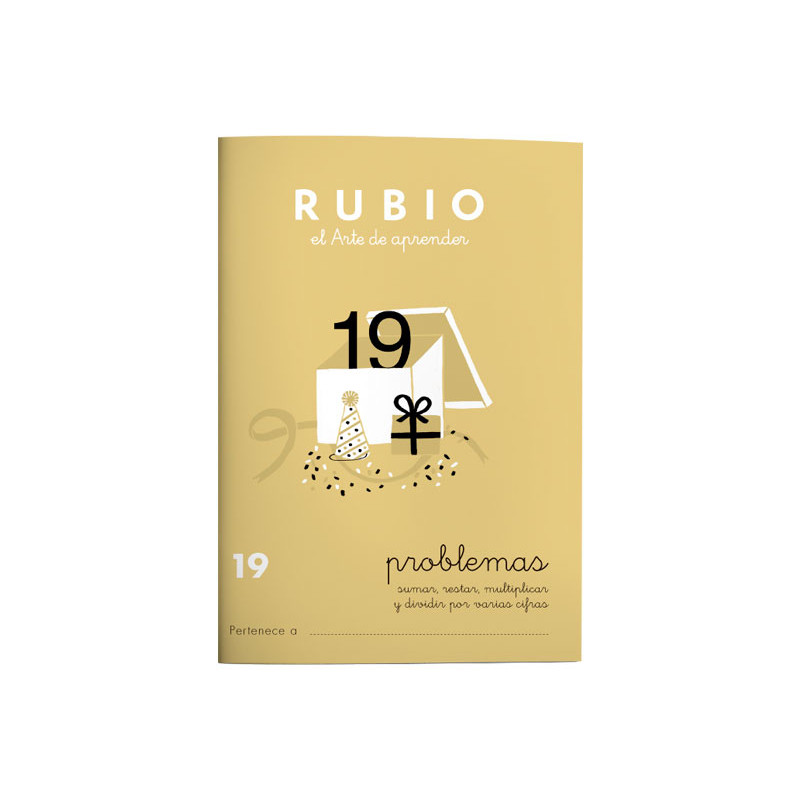 PACK 10 CUADERNOS RUBIO PROBLEMAS P19