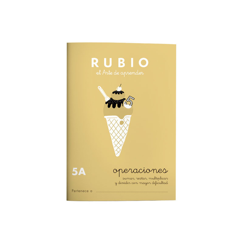 PACK 10 CUADERNOS RUBIO OPERACIONES P5A