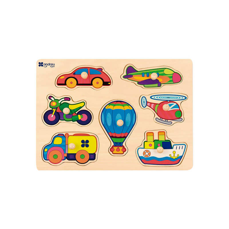 PUZZLE 7 PIEZAS ANDREU TOYS: TRANSPORT