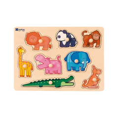 PUZZLE 8 PIEZAS ANDREU TOYS: JUNGLE ANIMALS