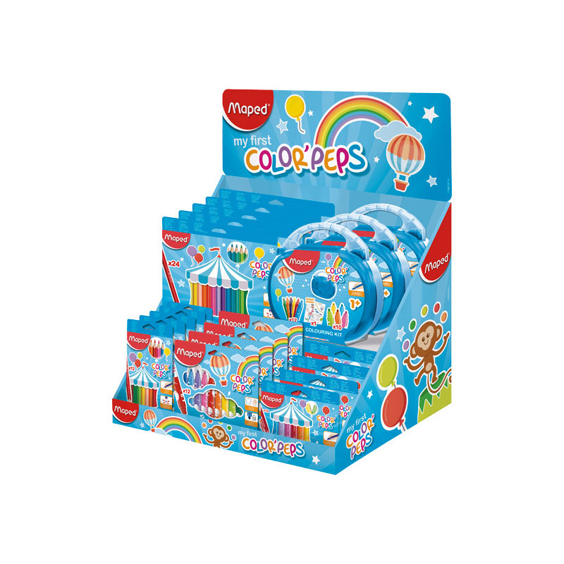EXPOSITOR 21 ESTUCHES MAPED COLOR`PEPS MY FIRST EXPOSITOR 21 ESTUCHES MAPED COLOR`PEPS MY FIRST