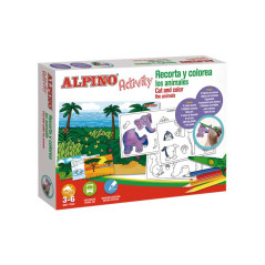 KIT ALPINO ACTIVITY: RECORTA Y COLOREA ANIMALES