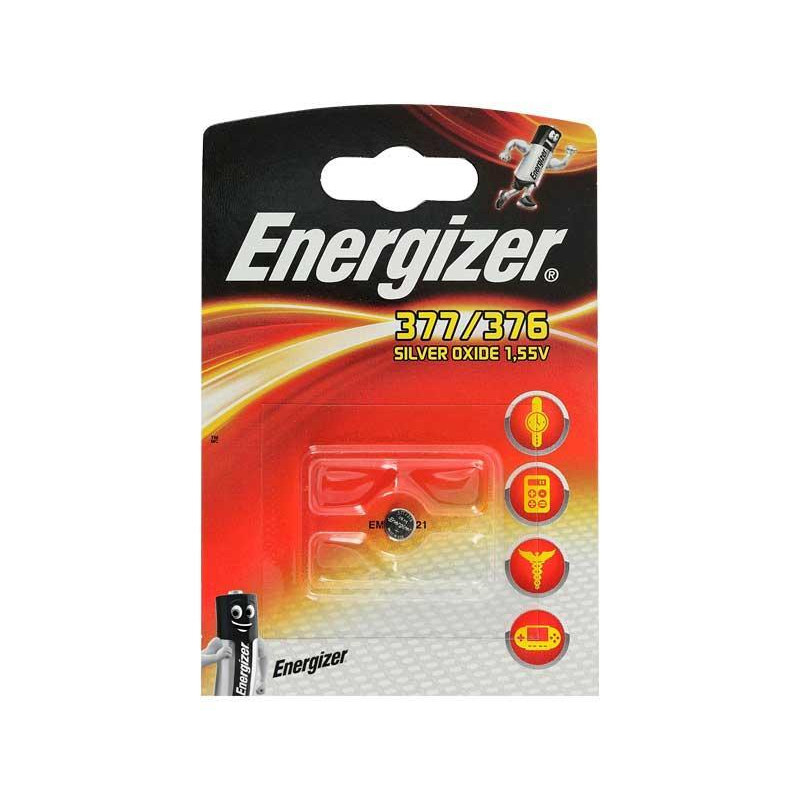 BLÍSTER 1 PILA DE BOTÓN ENERGIZER 376/377