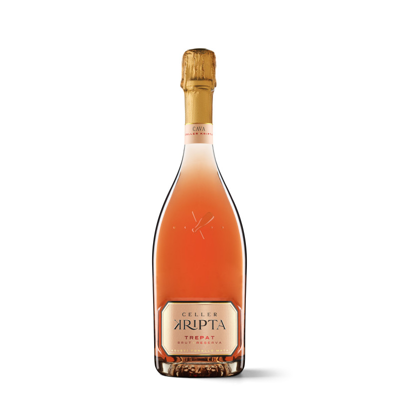 BOTELLA CAVA ROSADO "KRIPTA TREPAT" 75cl