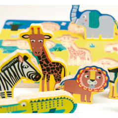 PUZZLE 7 PIEZAS ANDREU TOYS: JUNGLE